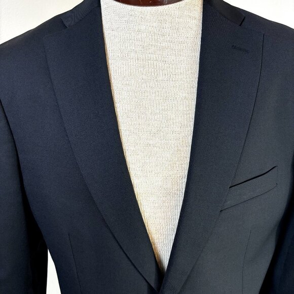 Stile Benetton Sport‎ Coat Blazer 50 EU/40-41 US Wool Blend Slim Fit Suit Jacket - Picture 1 of 14